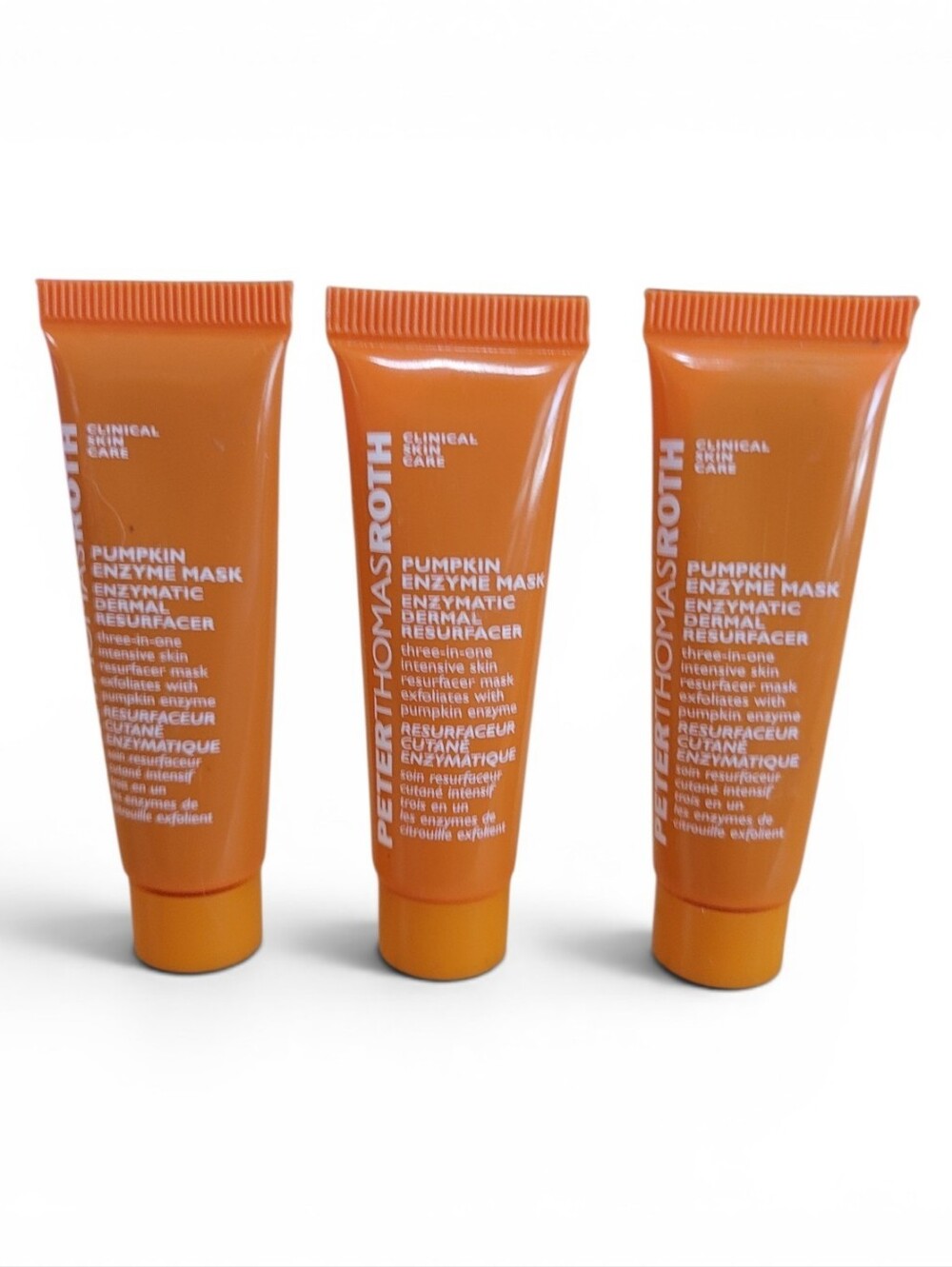Peter Thomas Roth Pumpkin Enzyme Mask x 3  14ml / 0.47 oz Travel Size New